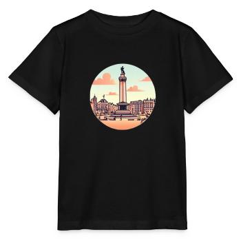 Trafalgar Square - Stanley/Stella MINI CREATOR Kids’ T-Shirt - black - Front - Mikhail (115cm)