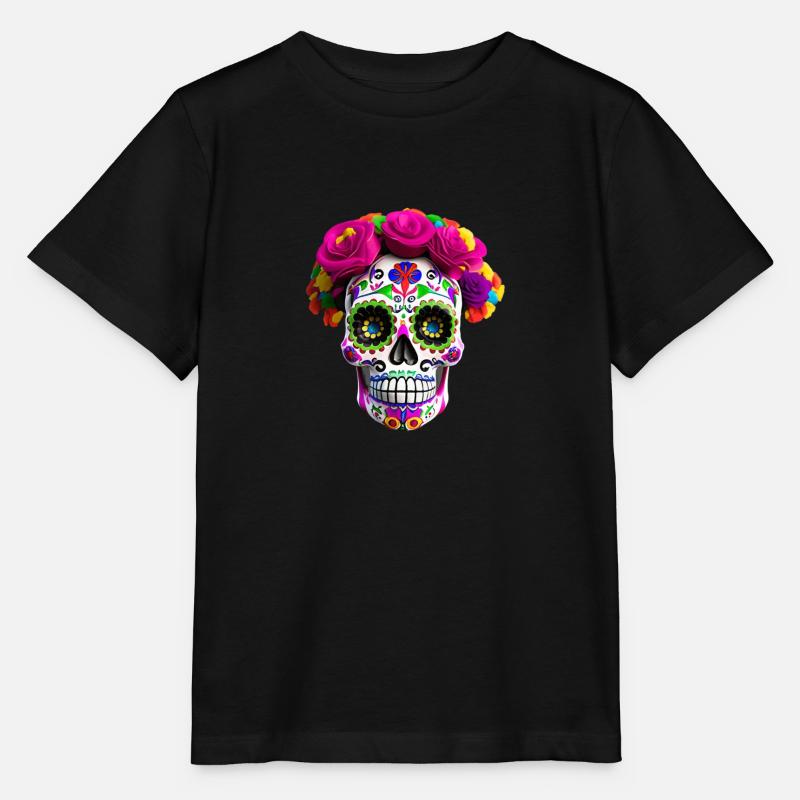 Dia de los Muertos - Stanley/Stella Kinder T-Shirt MINI CREATOR  - Schwarz