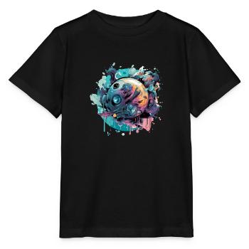 Un monde en fusion - T-shirt bio MINI CREATOR Stanley/Stella Enfant - noir - Devant - Mikhail (115cm)