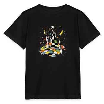The genius of the chessboard - Stanley/Stella MINI CREATOR Kids’ T-Shirt - black - Front - Mikhail (115cm)