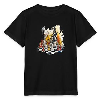 Chess composition n°2 - Stanley/Stella MINI CREATOR Kids’ T-Shirt - black - Front - Mikhail (115cm)