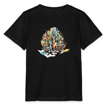 Chess composition n°6 - Stanley/Stella MINI CREATOR Kids’ T-Shirt - black - Front - Mikhail (115cm)