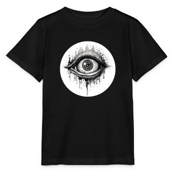 Oeil - T-shirt bio MINI CREATOR Stanley/Stella Enfant - noir - Devant - Mikhail (115cm)