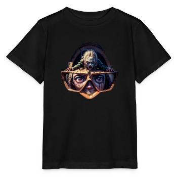 Geekhead-Zombie - Stanley/Stella Kinder T-Shirt MINI CREATOR  - Schwarz - Vorne - Mikhail (115cm)