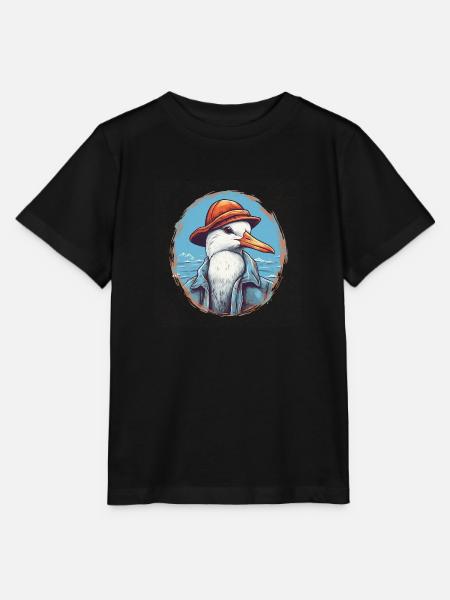 Möwe - Stanley/Stella Kinder T-Shirt MINI CREATOR  - Schwarz