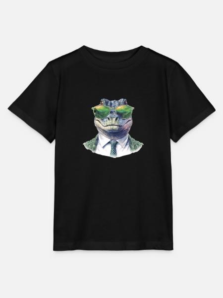 Alligator - Stanley/Stella Kinder T-Shirt MINI CREATOR - Schwarz