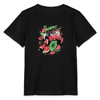 Brazi le faucon - T-shirt bio MINI CREATOR Stanley/Stella Enfant - noir - Devant - Mikhail (115cm)