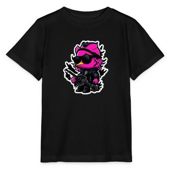Canard de roche - T-shirt bio MINI CREATOR Stanley/Stella Enfant - noir - Devant - Mikhail (115cm)