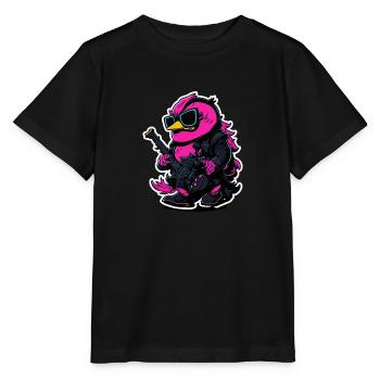 Canard de roche - T-shirt bio MINI CREATOR Stanley/Stella Enfant - noir - Devant - Mikhail (115cm)