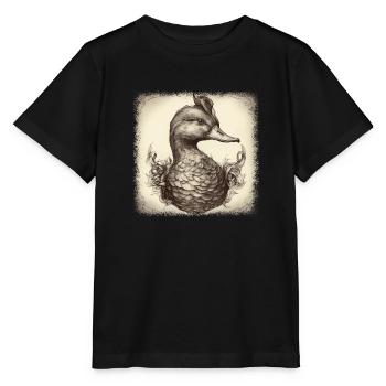 8 bit bath foam funny sayings poultry present idea - Stanley/Stella MINI CREATOR Kids’ T-Shirt - black - Front - Mikhail (115cm)