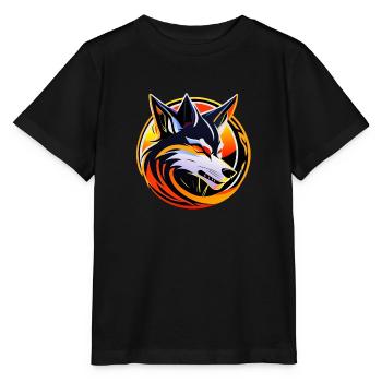 Wolf - Stanley/Stella Kinder T-Shirt MINI CREATOR  - Schwarz - Vorne - Mikhail (115cm)