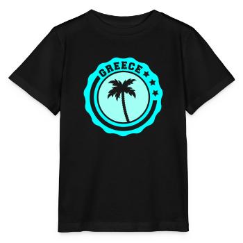 greece - Stanley/Stella MINI CREATOR Kids’ T-Shirt - black - Front - Mikhail (115cm)