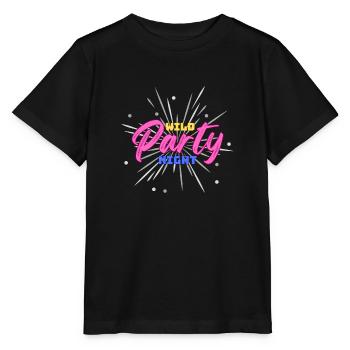 Wild Party Night - wild party night - Stanley/Stella MINI CREATOR Kids’ T-Shirt - black - Front - Mikhail (115cm)