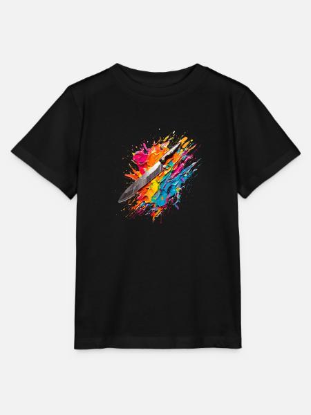 Messerkunst - Stanley/Stella T-shirt MINI CREATOR til børn - sort