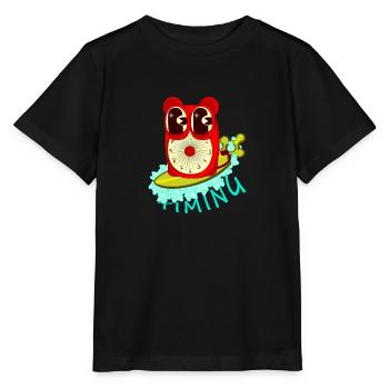 TIMING - T-shirt bio MINI CREATOR Stanley/Stella Enfant - noir - Devant - Mikhail (115cm)