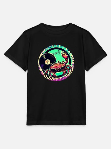 Crab Musik - Stanley/Stella Kinder T-Shirt MINI CREATOR - Schwarz