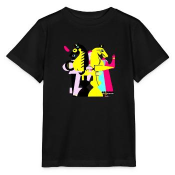 Riders - Stanley/Stella MINI CREATOR Kids’ T-Shirt - black - Front - Mikhail (115cm)