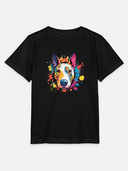 Bullterrier - Stanley/Stella Kinder T-Shirt MINI CREATOR  - Schwarz