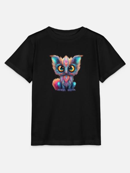 cute mystical creature - Stanley/Stella Kinder T-Shirt MINI CREATOR  - Schwarz