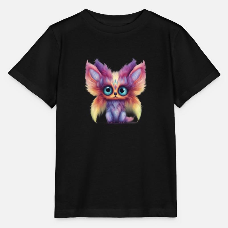 cute mystical creature - Stanley/Stella Kinder T-Shirt MINI CREATOR  - Schwarz