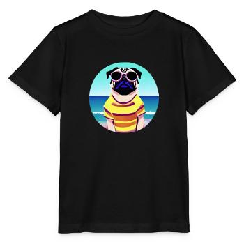 Propriétaires de chiens Bulldog Chiens Propriétaires de chiens - T-shirt bio MINI CREATOR Stanley/Stella Enfant - noir - Devant - Mikhail (115cm)