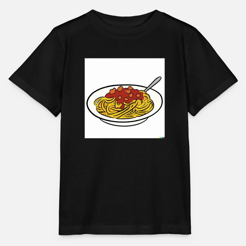 Spaghetti Bolognese - Stanley/Stella Kinder T-Shirt MINI CREATOR  - Schwarz