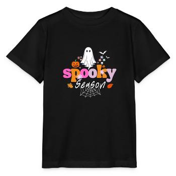 Halloween Spooky Season - Stanley/Stella MINI CREATOR Kids’ T-Shirt - black - Front - Mikhail (115cm)