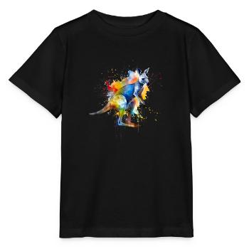 L’Australie, le continent des contrastes - T-shirt bio MINI CREATOR Stanley/Stella Enfant - noir - Devant - Mikhail (115cm)