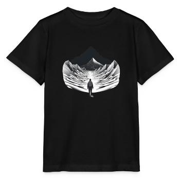 Face à l'Imposant Défi - T-shirt bio MINI CREATOR Stanley/Stella Enfant - noir - Devant - Mikhail (115cm)