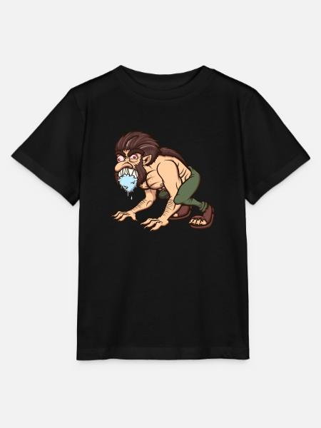 Sabbernder Werwolf - Stanley/Stella Kinder T-Shirt MINI CREATOR - Schwarz