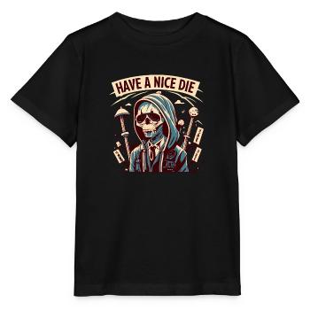 Have a nice Die - The Rebellious Soul - Stanley/Stella MINI CREATOR Kids’ T-Shirt - black - Front - Mikhail (115cm)