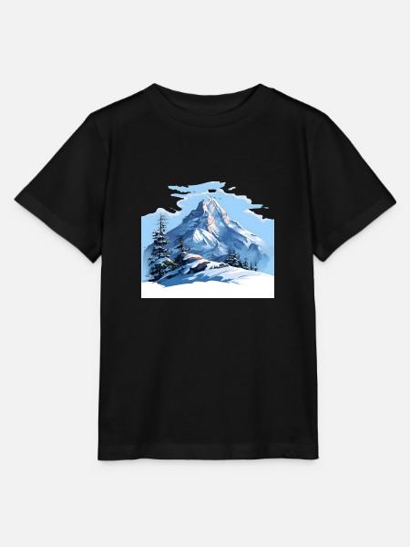Echte Wintergefühle - Stanley/Stella Kinder T-Shirt MINI CREATOR  - Schwarz