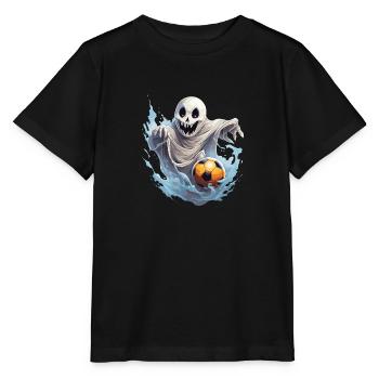 Torjäger-Geist: Das Spectral Striker T-Shirt! - Stanley/Stella Kinder T-Shirt MINI CREATOR  - Schwarz - Vorne - Mikhail (115cm)