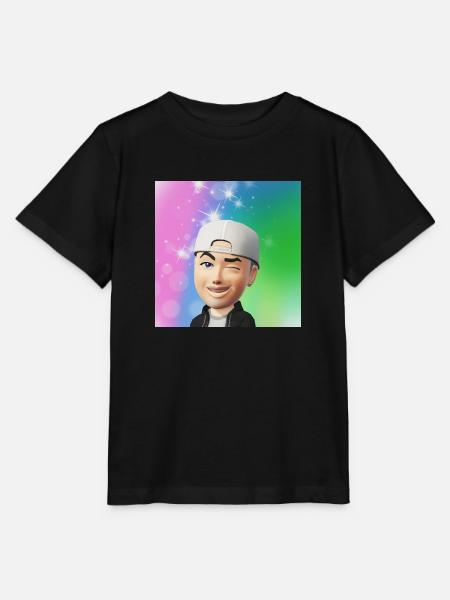 JONNY-CASH-BOY - Stanley/Stella Kinder T-Shirt MINI CREATOR  - Schwarz