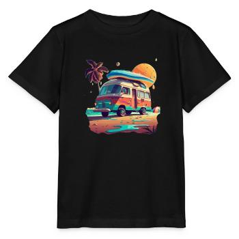 CAMPER VAN - Stanley/Stella MINI CREATOR Kids’ T-Shirt - black - Front - Mikhail (115cm)