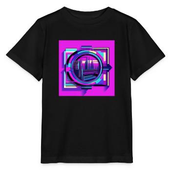 Futuristic - Stanley/Stella MINI CREATOR Kids’ T-Shirt - black - Front - Mikhail (115cm)