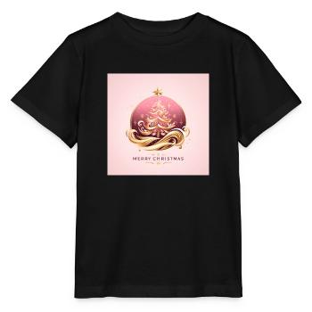 Christmas - Stanley/Stella MINI CREATOR Kids’ T-Shirt - black - Front - Mikhail (115cm)