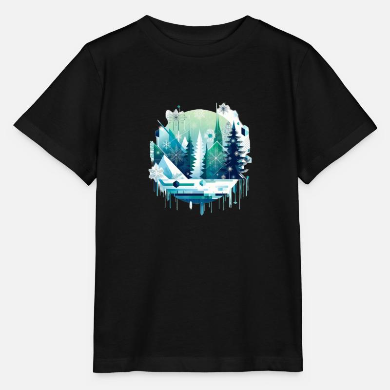 winter welt - Stanley/Stella Kinder T-Shirt MINI CREATOR - Schwarz