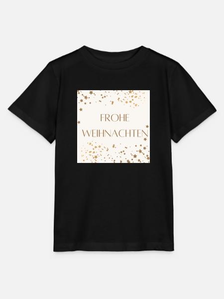 Frohe Weihnachten - Stanley/Stella Kinder T-Shirt MINI CREATOR - Schwarz
