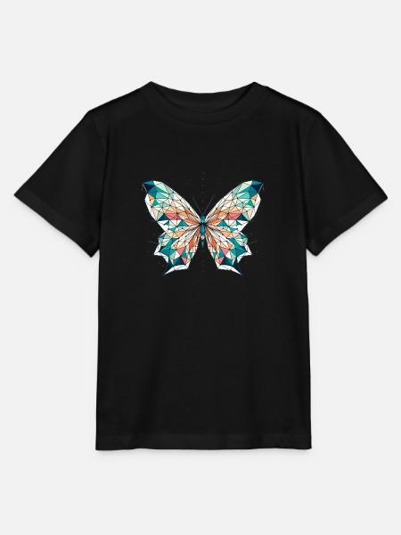 Schmetterling // Butterfly - Stanley/Stella Kinder T-Shirt MINI CREATOR  - Schwarz