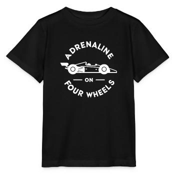Adrénaline sur quatre roues - T-shirt bio MINI CREATOR Stanley/Stella Enfant - noir - Devant - Mikhail (115cm)