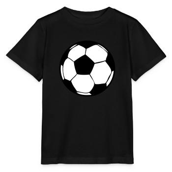 ballon soccer foot football sport 2510 - T-shirt bio MINI CREATOR Stanley/Stella Enfant - noir - Devant - Mikhail (115cm)
