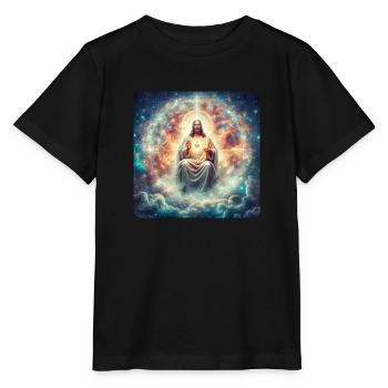 Image 22 - T-shirt bio MINI CREATOR Stanley/Stella Enfant - noir - Devant - Mikhail (115cm)