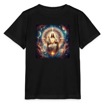 Image 30 - T-shirt bio MINI CREATOR Stanley/Stella Enfant - noir - Devant - Mikhail (115cm)