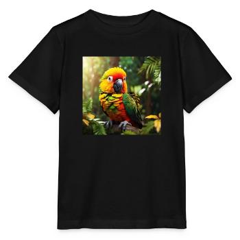 Parrot - Stanley/Stella MINI CREATOR Kids’ T-Shirt - black - Front - Mikhail (115cm)