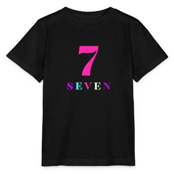 Seventh-7th Anniversary - Stanley/Stella MINI CREATOR Kids’ T-Shirt - black - Front - Mikhail (115cm)