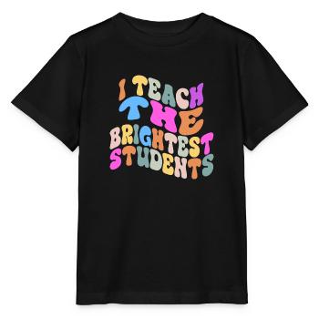 Ich unterrichte die klügsten Schüler Vintage Lustig Unterrichten - Stanley/Stella Kinder T-Shirt MINI CREATOR  - Schwarz - Vorne - Mikhail (115cm)