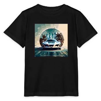 Miami Portal Escape (Miami Collection) - Stanley/Stella MINI CREATOR Kids’ T-Shirt - black - Front - Mikhail (115cm)
