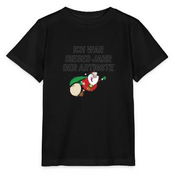 Ich war dieses Jahr der Artigste - Stanley/Stella Kinder T-Shirt MINI CREATOR  - Schwarz - Vorne - Mikhail (115cm)