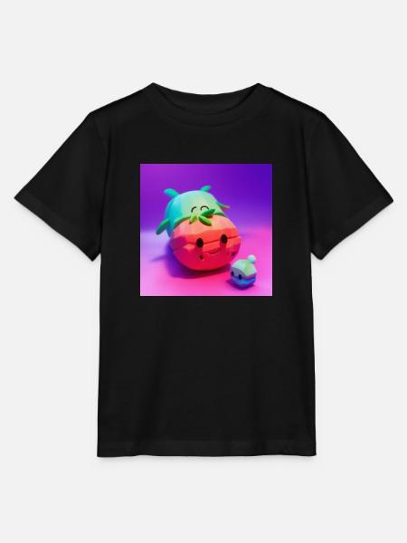 Watermelon - Stanley/Stella Kinder T-Shirt MINI CREATOR - Schwarz